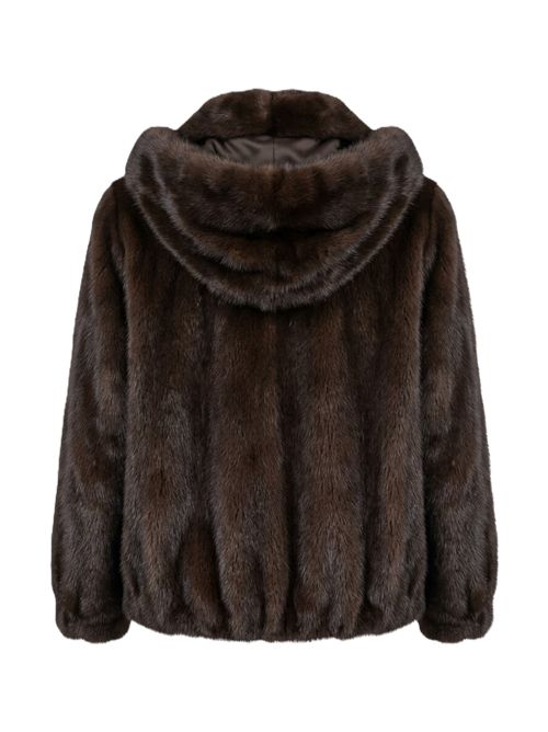 Bomber Clea mink Iacopa | CLEA MINKMAHOGANY